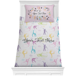 Gymnastics with Name/Text Comforter Set - Twin XL (Personalized)