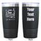 Gymnastics with Name/Text Black Polar Camel Tumbler - 20oz - Double Sided  - Approval