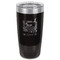 Gymnastics with Name/Text Black Polar Camel Tumbler - 20oz - Front