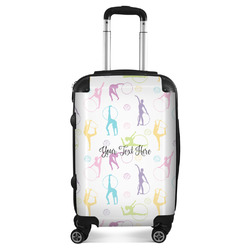 Gymnastics with Name/Text Suitcase - 20" Carry On (Personalized)
