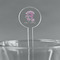 Gymnastics with Name/Text Clear Plastic 7" Stir Stick - Round - Main