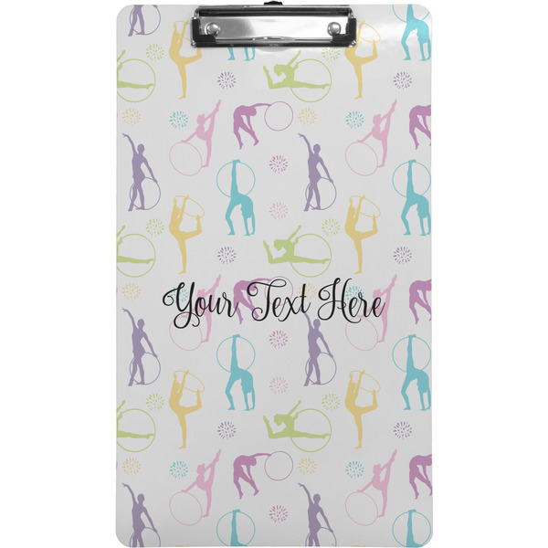 Custom Gymnastics with Name/Text Clipboard (Legal Size) (Personalized)