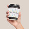 Gymnastics with Name/Text Coffee Cup Sleeve - LIFESTYLE