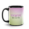 Gymnastics with Name/Text Coffee Mug - 11 oz - Black