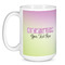 Gymnastics with Name/Text Coffee Mug - 15 oz - White