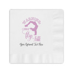 Gymnastics with Name/Text Coined Cocktail Napkins