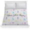 Gymnastics with Name/Text Comforter (Queen)