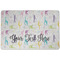 Gymnastics with Name/Text Dog Food Mat - Small without bowls