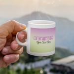 Gymnastics with Name/Text Single Shot Espresso Cup - Single