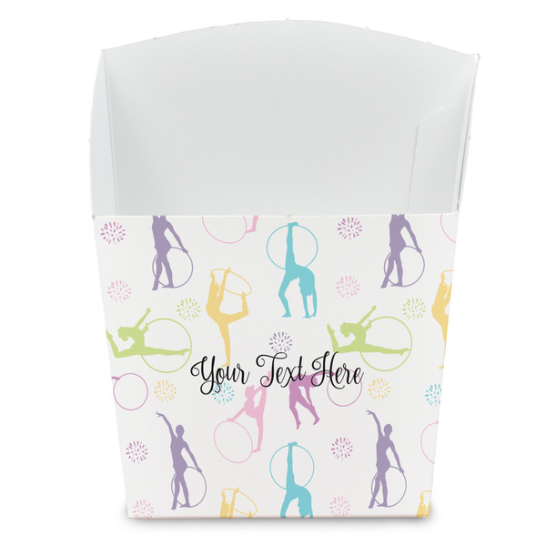 Custom Gymnastics with Name/Text French Fry Favor Boxes