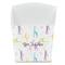 Gymnastics with Name/Text French Fry Favor Box - Front View