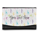 Gymnastics with Name/Text Genuine Leather Women's Wallet - Small