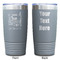 Gymnastics with Name/Text Gray Polar Camel Tumbler - 20oz - Double Sided - Approval