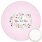 Gymnastics with Name/Text Icing Circle - Large - Front