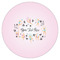 Gymnastics with Name/Text Icing Circle - Large - Single