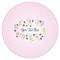 Gymnastics with Name/Text Icing Circle - Medium - Single