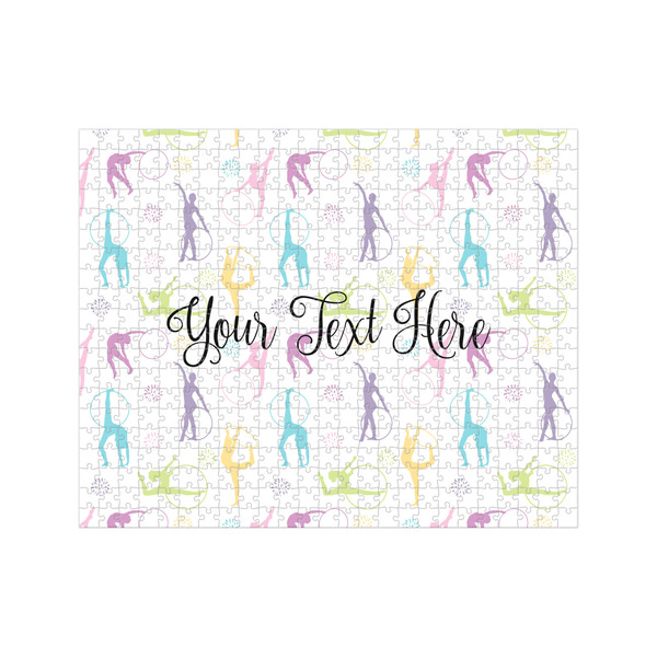 Custom Gymnastics with Name/Text 500 pc Jigsaw Puzzle