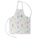 Gymnastics with Name/Text Kid's Apron - Small