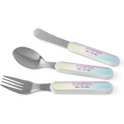 Gymnastics with Name/Text Kid's Flatware