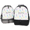 Gymnastics with Name/Text Large Backpacks - Both