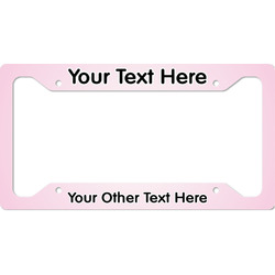Gymnastics with Name/Text License Plate Frame - Style A