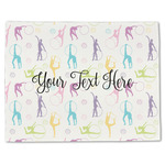 Gymnastics with Name/Text Single-Sided Linen Placemat - Single