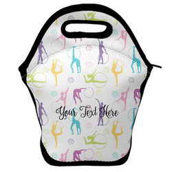 Gymnastics with Name/Text Lunch Bag