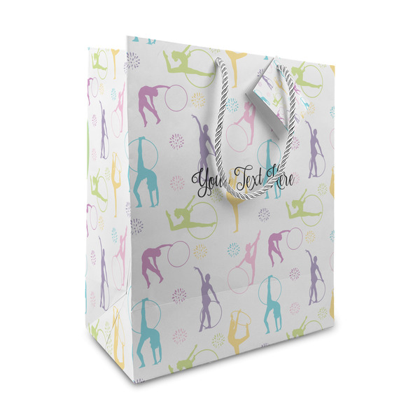 Custom Gymnastics with Name/Text Medium Gift Bag