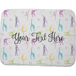 Gymnastics with Name/Text Memory Foam Bath Mat - 48"x36" (Personalized)