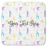 Gymnastics with Name/Text Memory Foam Bath Mat - 48"x48" (Personalized)