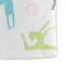 Gymnastics with Name/Text Microfiber Dish Towel - DETAIL