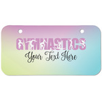 Gymnastics with Name/Text Mini/Bicycle License Plate (2 Holes)