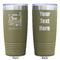 Gymnastics with Name/Text Olive Polar Camel Tumbler - 20oz - Double Sided - Approval