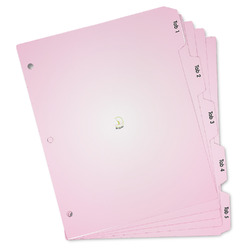 Gymnastics with Name/Text Binder Tab Divider - Set of 5