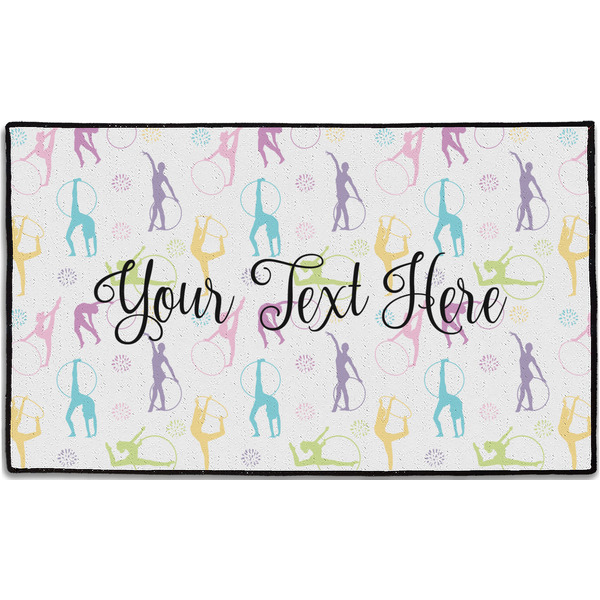 Custom Gymnastics with Name/Text Door Mat - 60"x36" (Personalized)