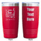 Gymnastics with Name/Text Red Polar Camel Tumbler - 20oz - Double Sided - Approval