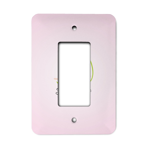 Custom Gymnastics with Name/Text Rocker Style Light Switch Cover - Single Switch