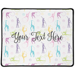 Gymnastics with Name/Text Large Gaming Mouse Pad - 12.5" x 10"