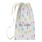 Gymnastics with Name/Text Small Laundry Bag - Front View