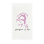 Gymnastics with Name/Text Guest Paper Towels - Full Color - Standard