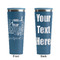 Gymnastics with Name/Text Steel Blue RTIC Everyday Tumbler - 28 oz. - Front and Back