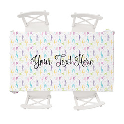 Gymnastics with Name/Text Tablecloth - 58"x102" (Personalized)