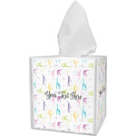 Gymnastics with Name/Text Tissue Box Cover (Personalized)