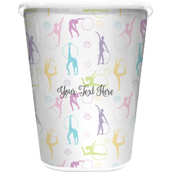 Gymnastics with Name/Text Waste Basket (Personalized)