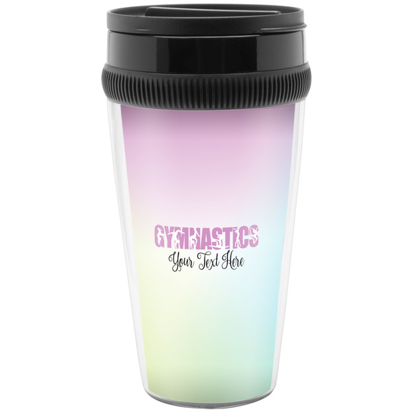 Custom Gymnastics with Name/Text Acrylic Travel Mug without Handle (Personalized)