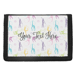 Gymnastics with Name/Text Trifold Wallet (Personalized)