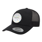 Gymnastics with Name/Text Trucker Hat - Black