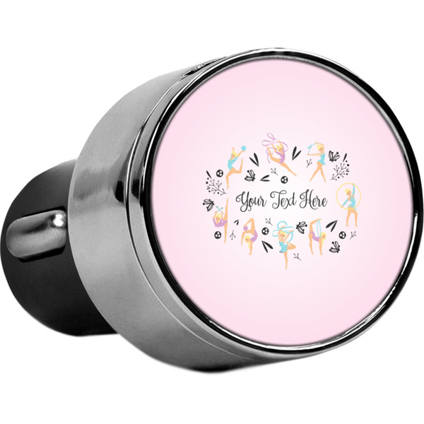 Custom Gymnastics with Name/Text USB Car Charger (Personalized)