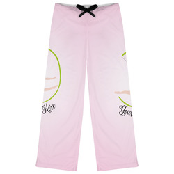 Gymnastics with Name/Text Womens Pajama Pants - S (Personalized)