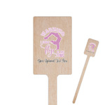 Gymnastics with Name/Text Rectangle Wooden Stir Sticks